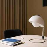 Flowerpot VP4 Table Lamp Matte White By And Tradition Lifestyle View