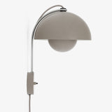 Flowerpot VP8 Plug In Wall Sconce Grey Beige By And Tradition