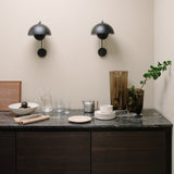 Flowerpot VP8 Plug In Wall Sconce Matte Black By And Tradition Lifestyle View1