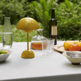 Flowerpot VP9 Portable Table Lamp Mustard By And Tradition Lifestyle View