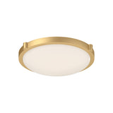 Floyd Flush Mount — 13 Inch, Brushed Gold