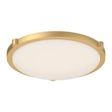 Floyd Flush Mount — 17 Inch, Brushed Gold