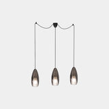 Flute 1393.3L Suspension By Cangini & Tucci, Color: Black, , | Casa Di Luce Lighting