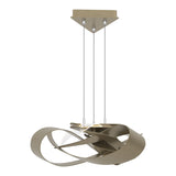 Flux LED Pendant Small in Soft Gold by Hubbardton Forge