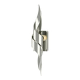 Flux Wall Sconce in Sterling by Hubbardton Forge