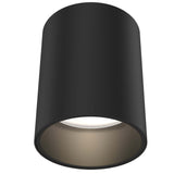 Focus 5” Cylinder Flush Mount with Multi Lenses Black By DALS - With Light