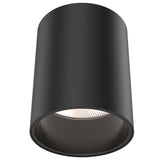 Focus 5” Cylinder Flush Mount with Multi Lenses Black By DALS