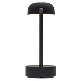 Fokus Battery Table Lamp Anthracite By Kooduu - Back View