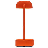 Fokus Battery Table Lamp Orange By Kooduu - Back View
