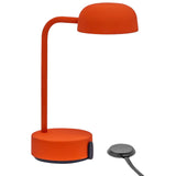 Fokus Battery Table Lamp Orange By Kooduu - With Charger