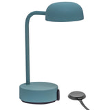 Fokus Battery Table Lamp Smoky Teal By Kooduu - With Charger