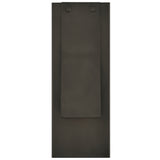 Fold Medium Wall Mount Lantern Black Oxide By Hinkley - Front View