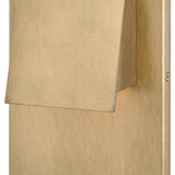 Fold Medium Wall Mount Lantern Heritage Brass By Hinkley - Detailed View