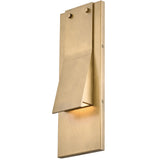 Fold Medium Wall Mount Lantern Heritage Brass By Hinkley - Side View1