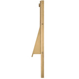 Fold Medium Wall Mount Lantern Heritage Brass By Hinkley - Side View3