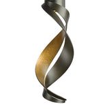 Folio Mini Pendant, shown in Dark Smoke, by Hubbardton Forge