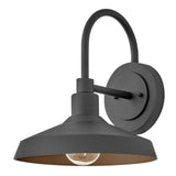 Forge Wall Mount Barn Light - Medium Narrow, Black