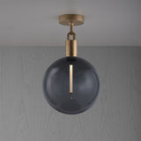 Forked Globe Ceiling Light Smoked Brass Large By Buster And Punch