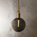 Forked Globe Pendant Medium Brass Smoked By Buster And Punch Lifestyle View