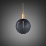 Forked Globe Pendant Medium Brass Smoked By Buster And Punch