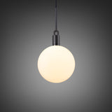 Forked Globe Pendant Medium Gun Metal Opal By Buster And Punch