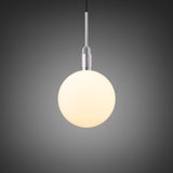 Forked Globe Pendant Medium Steel Opal By Buster And Punch