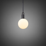 Forked Globe Pendant Small Gun Metal Opal By Buster And Punch