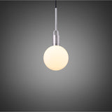 Forked Globe Pendant Small Steel Opal By Buster And Punch