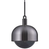 Forked Globe Shade Pendant Gun Metal Medium Smoked By Buster And Punch