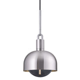 Forked Globe Shade Pendant Steel Small Smoked By Buster And Punch
