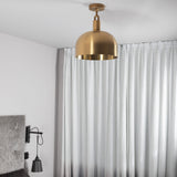 Forked Shade Ceiling Light Brass Large By Buster And Punch Lifestyle View