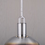 Forked Shade Pendant Burnt Steel Medium By Buster And Punch Detailed View