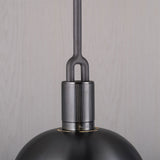Forked Shade Pendant Gun Metal Medium By Buster And Punch Detailed View