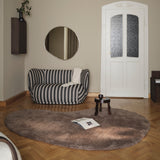 Forma Wool Rug Ash Brown By Ferm Living Lifestyle View 1