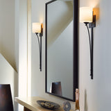 Formae Contemporary Wall Sconce lifestyle view by Hubbardton Forge