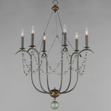 Formosa Chandelier Golden Noir by Maxim Lighting