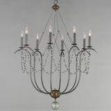 Formosa Chandelier Golden Noir by Maxim Lighting