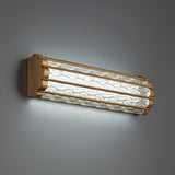 Fortress Vanity Light Aged Brass Small By Schonbek With Light