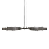 Fossa 6 Arm Chandelier - Antique Silver