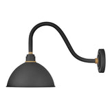 Foundry Dome Wall Mount Barn Light - Textured Black - by Hinkley