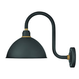 Foundry Dome Wall Mount Barn Light - Textured Black - by Hinkley