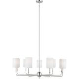 Foxdale Chandelier — 36", Brushed Nickel