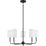 Foxdale Chandelier — 26", Midnight Black