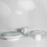 Francis Large Coffee Table By Petite Friture, Color: Blue And Yellow Watercolour