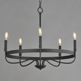 Frankie Chandelier Black by Maxim Lighting