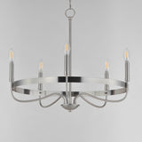 Frankie Chandelier Satin Nickel by Maxim Lighting