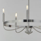 Frankie Chandelier Satin Nickel by Maxim Lighting