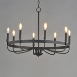 Frankie Chandelier Black by Maxim Lighting