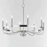 Frankie Chandelier Satin Nickel by Maxim Lighting