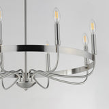 Frankie Chandelier Satin Nickel by Maxim Lighting